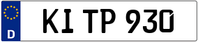 Truck License Plate